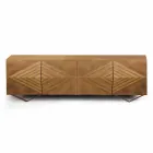 Panel prej druri 2 ose 4 dyer me rafte kristali të prodhuara në Itali - Gardena Viadurini