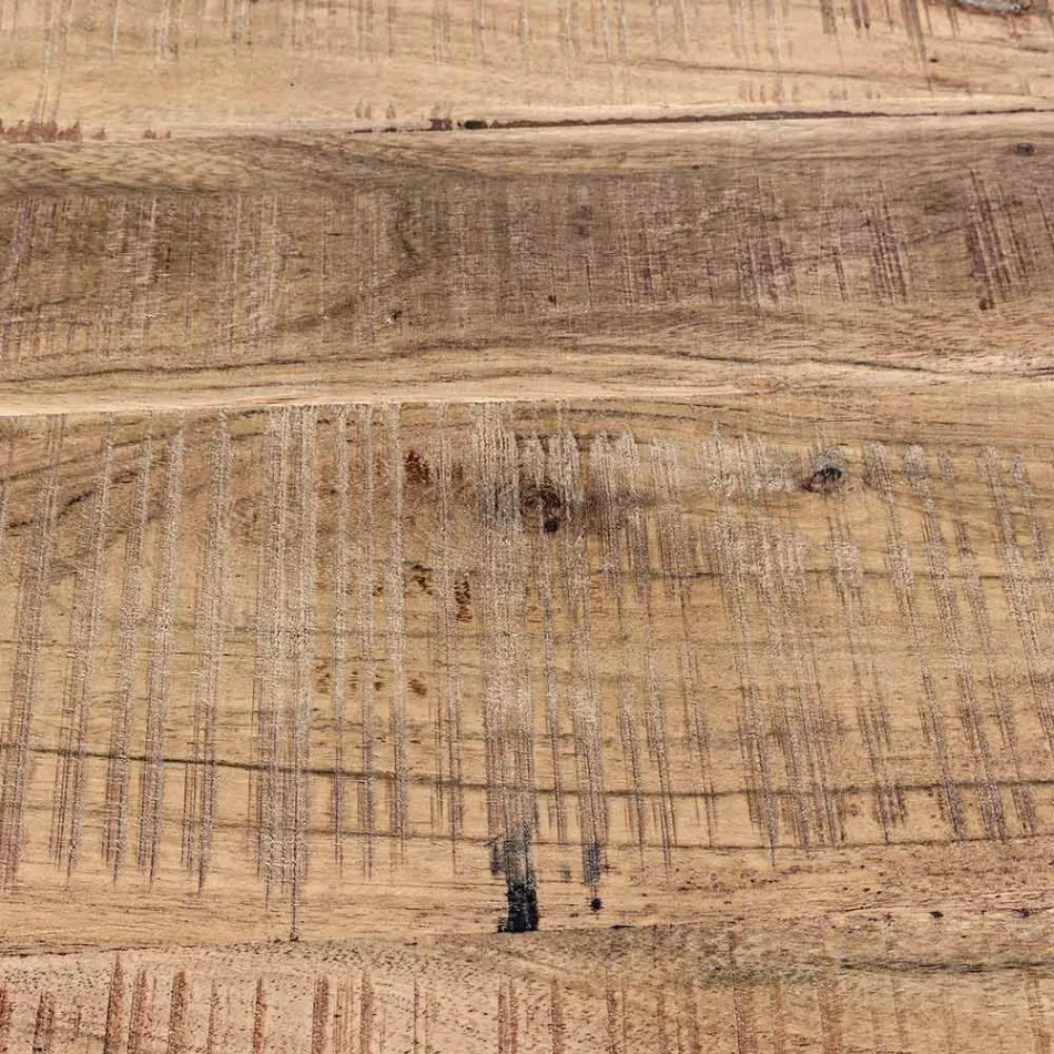 Tabela bufeje prej druri dhe çeliku të akacies 2 dyer dhe 3 sirtarë Homemotion - Aimune Viadurini