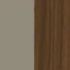 Tabela në dru të lakuar me 2 dyer 3 sirtarë Dizajn italian lakor - Celio Viadurini