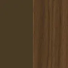 Tabela në dru të lakuar me 2 dyer 3 sirtarë Dizajn italian lakor - Celio Viadurini