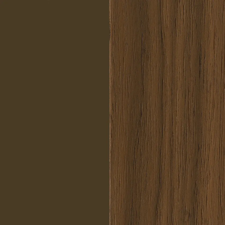 Tabela në dru të lakuar me 2 dyer 3 sirtarë Dizajn italian lakor - Celio Viadurini