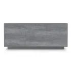 Tabela në dru të lakuar me 2 ose 3 dyer qeramike Prodhuar në Itali - Fiorenza Viadurini