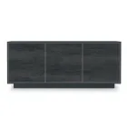 Tabela në dru të lakuar me 2 ose 3 dyer qeramike Prodhuar në Itali - Fiorenza Viadurini