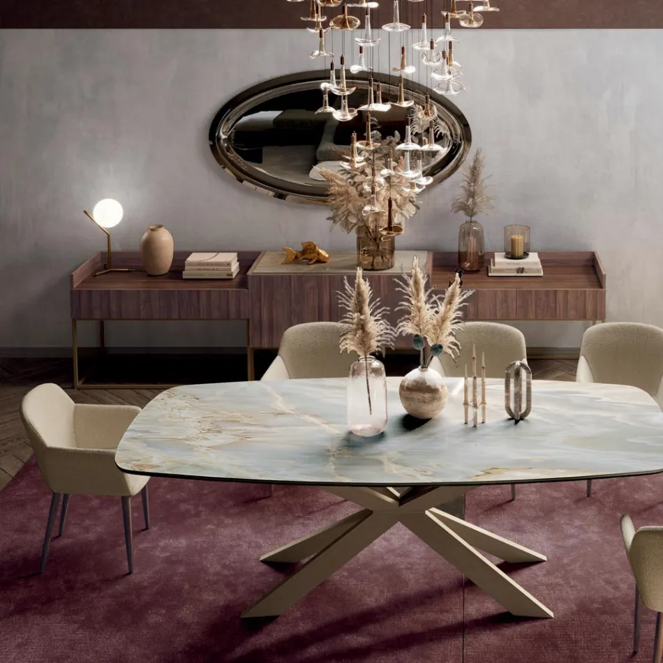 Tabela në blloqe bredhi me rimeso arrre Canaletto - Salerno Viadurini