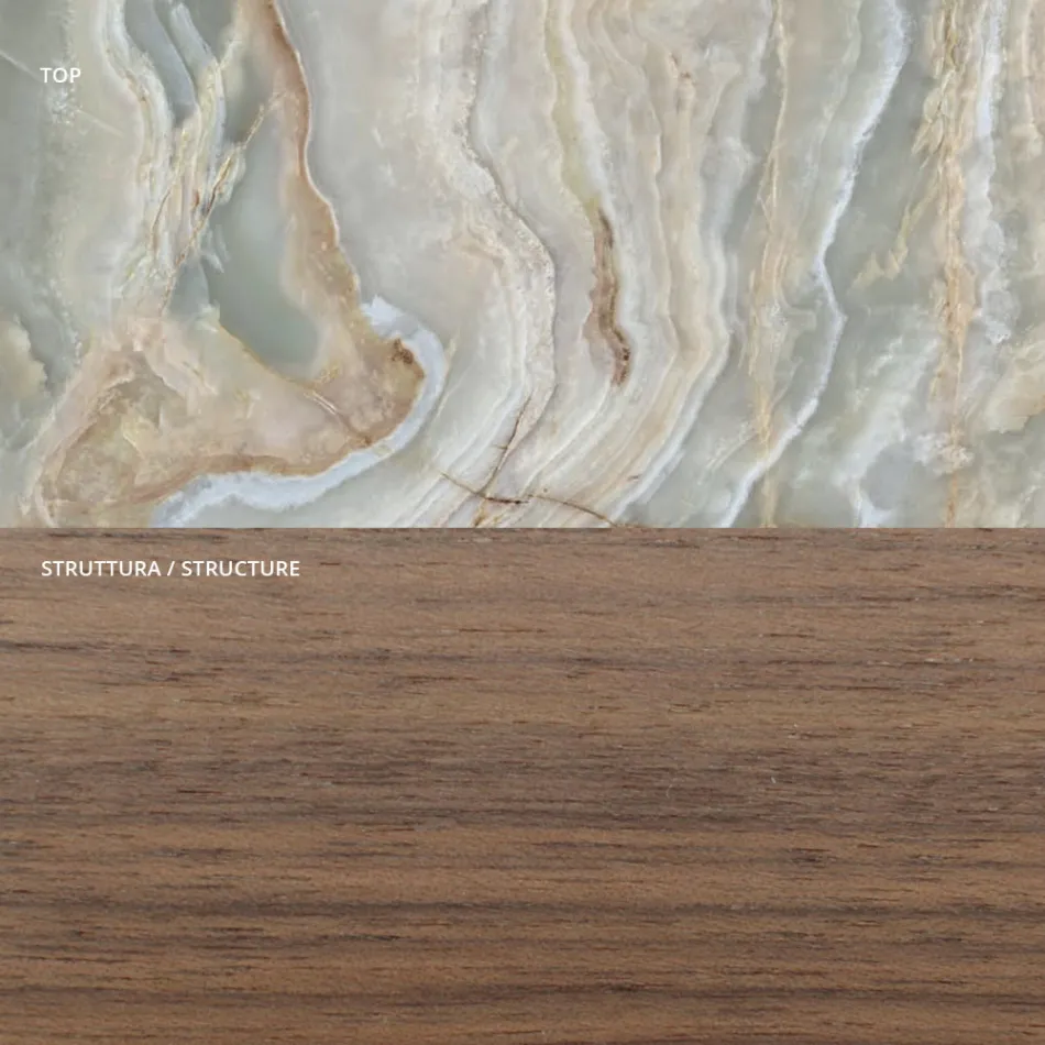 Tabela në blloqe bredhi me rimeso arrre Canaletto - Salerno Viadurini