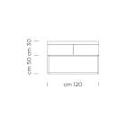 Tabela në blloqe bredhi me rimeso arrre Canaletto - Salerno Viadurini