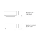 Bufe melamine me 3 dyer lisi dhe pasqyrë Prodhuar në Itali - Romina Viadurini