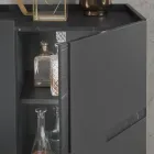 Madia në Melamine dhe Mdf me Inserte Laminate Prodhuar në Itali - Gordita Viadurini