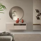 Bufe melamine e varur Miral në dy ngjyra, e prodhuar në Itali Viadurini