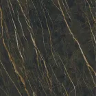 Tabela anësore moderne në rrotat e qelqit të tymosur dhe top qeramike e prodhuar në Itali - Sciocca Viadurini