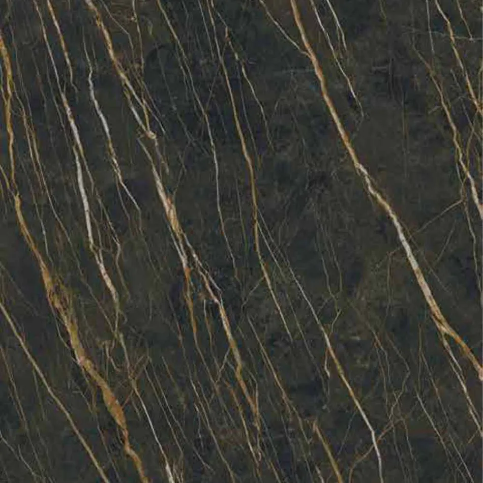 Tabela anësore moderne në rrotat e qelqit të tymosur dhe top qeramike e prodhuar në Itali - Sciocca Viadurini