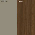 Bordi i dhomës së ndenjes me 3 dyer mdf të llakuar me veshje të printuara me ekran - Saronno Viadurini