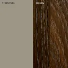 Bordi i dhomës së ndenjes me 3 dyer mdf të llakuar me veshje të printuara me ekran - Saronno Viadurini