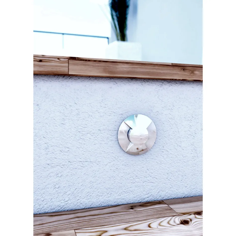 Shënues për ndriçim LED i mbyllur në natyrë në 4 copë çelik inox - romb Viadurini