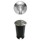 Marker Led për Jashtë me 2W çelik inox 4 copë - Elisir Viadurini