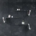 Raft i dizajnuar në kristal akrilik transparent Prodhuar në Itali - Teride Viadurini