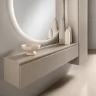 Raft Melamine me Hapje nga Para në Dy Madhësi dhe Ngjyra të Shumëfishta - Lunis Viadurini