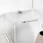 Raft objektesh pleksiglas transparent Prodhuar në Itali - Mufasa Viadurini