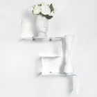 Raft objektesh pleksiglas transparent Prodhuar në Itali - Mufasa Viadurini