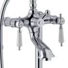 Mikser kolone për vaskë me dush në tunxh prodhuar në Itali - Shelly Viadurini