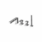 Prodhuar në Itali Përzierës vaske bronzi 4 vrima - Panela Viadurini