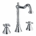 Përzierës klasik me 3 vrima për lavaman në tunxh prodhuar në Itali - Lisca Viadurini