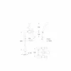 Përzierës klasik për vaskë dyshemeje në tunxh prodhuar në Itali - Panico Viadurini