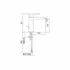 Mikser modern i lavamanit të banjës Prodhuar në Itali - Galla Viadurini