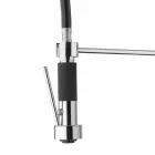 Përzierës lavamani kuzhine krom bronzi me dush prodhuar në Itali - Kondor Viadurini