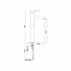 Përzierës i Pellgut të Zgjatur në Tunxh Pa Drain Prodhuar në Itali - Ermia Viadurini