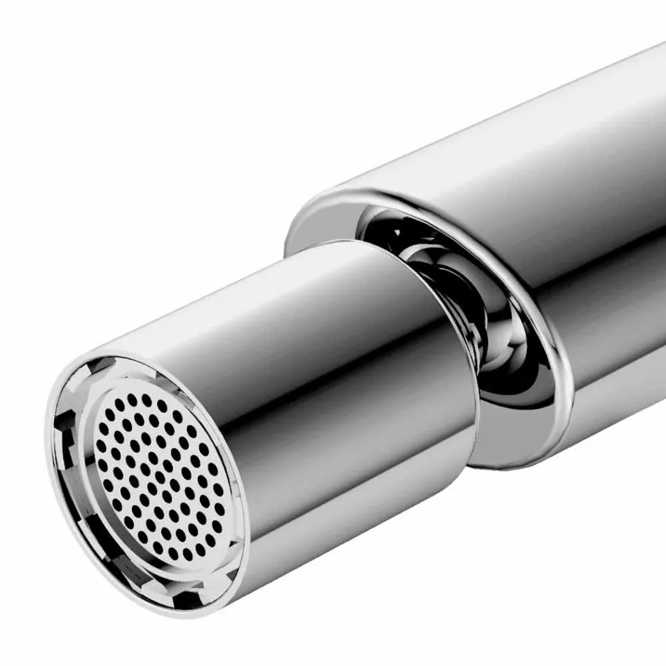 Mikser modern me një levë me kullimin e bideteve metalike - Pinto Viadurini