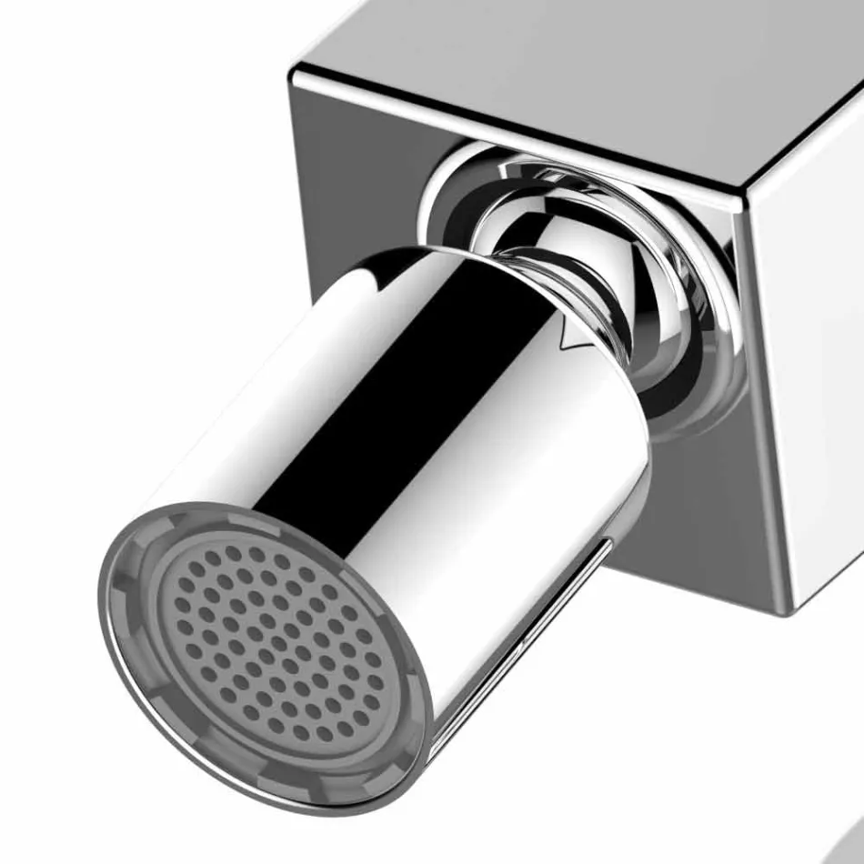 Përzierës Bidet me një levë me dizajn modern në metal të kromuar - Girino Viadurini