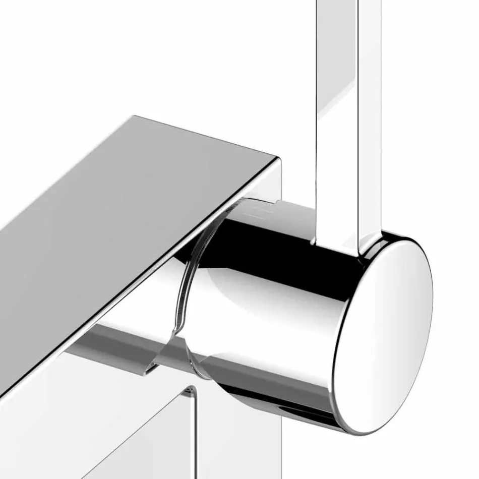 Përzierës Bidet me një levë me dizajn modern në metal të kromuar - Girino Viadurini