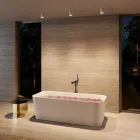 Mikser modern me një levë për vaskë në metal të kromuar - Girino Viadurini