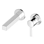 Mikser legeni me një levë të montuar në mur me dizajn katror - Erik Viadurini