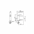 Përzierës Bidet bronzi me dizajn modern prodhuar në Itali - Bibo Viadurini