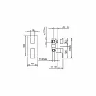 Prodhuar në Itali Përzierëse Dushi me 3 Drejtime - Bibo Viadurini