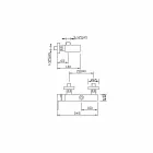 Mikser dushi me lidhje kolone Prodhuar në Itali - Panela Viadurini