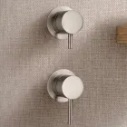 Mikser dushi me Pllaka te Veçanta ne Çelik AISI 316L - Kthetra  Viadurini