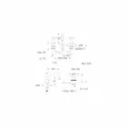 3-Vrima Basin Mixer 130 mm Lartë në tunxh Prodhuar në Itali - Binsu Viadurini