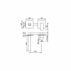 Prodhuar në Itali Përzierësi i Pellgjeve të Murit - Panela Viadurini