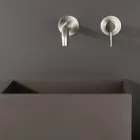 Rubineti i integruar i mikserit të lavamanit në çelik inox AISI 316L - Artigli Viadurini