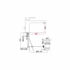 Mikser lavamani banjo me kullues bronzi Prodhuar në Itali - Sindra Viadurini