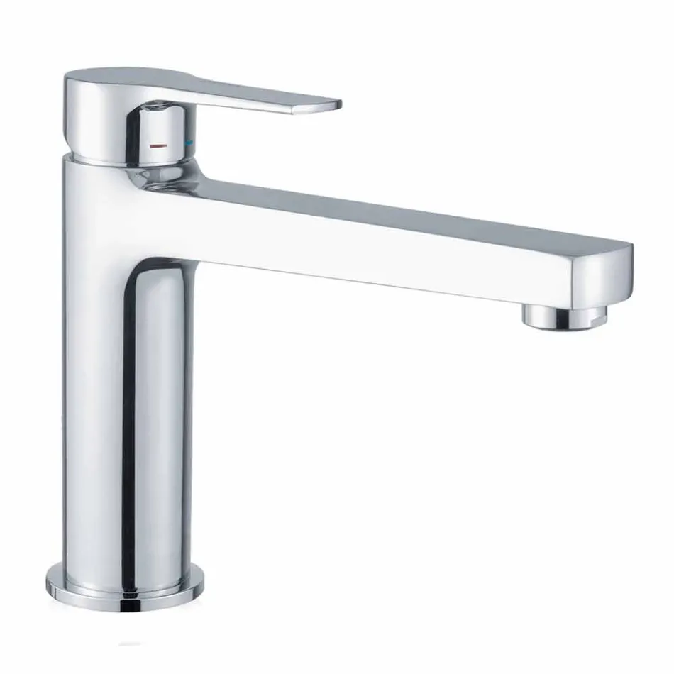 Mikser lavamani banjo me kullues bronzi Prodhuar në Itali - Sindra Viadurini