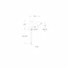 Mikser lavaman banjo bronzi moderne prodhuar në Itali - Besugo Viadurini