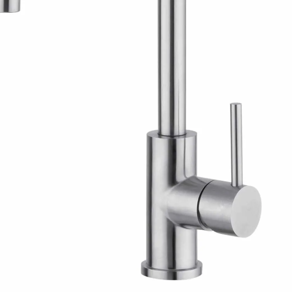 Përzierës i lavamanit të kuzhinës së rregullueshme prej çeliku të pandryshkshëm prodhuar në Itali - Lilio Viadurini