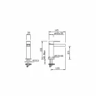 Dizenjoni Mikserin e lavamanit pa kullim prodhuar në Itali - Bibo Viadurini