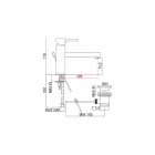 Mikser lavamani në bronz të kromuar me kullues të prodhuar në Itali - Ermia Viadurini