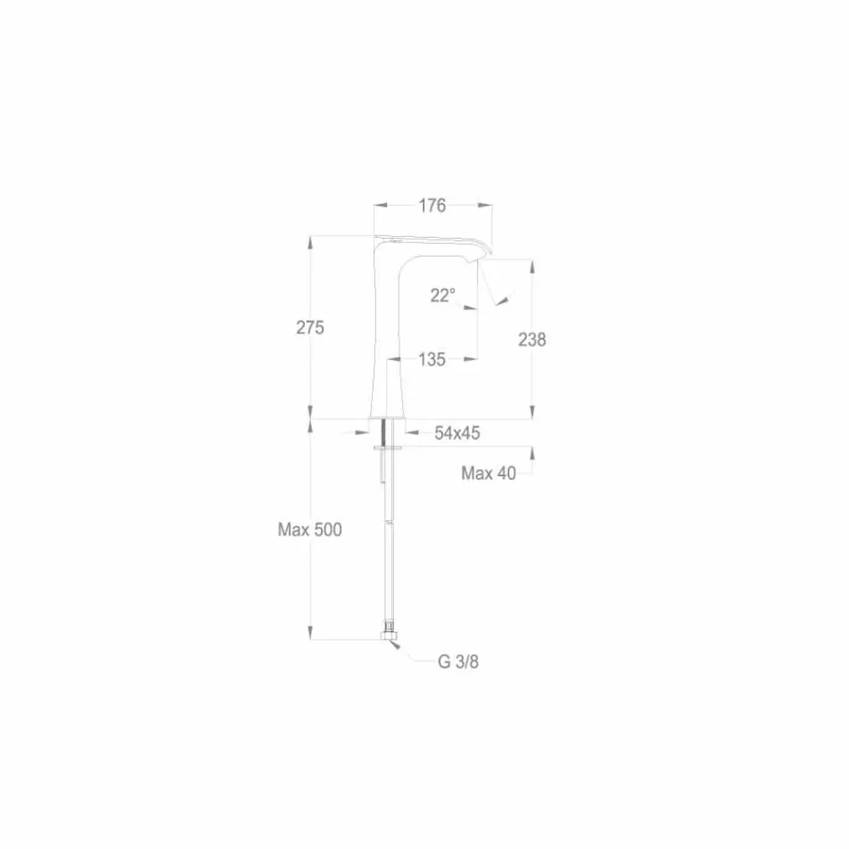 Prodhuar në Itali Përzierësi i Pellgjeve të bronzit të Kromit - Bonina Viadurini
