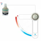 Projektuesi Modern Mixer Basin Mixer Prodhuar në Itali - Sindra Viadurini